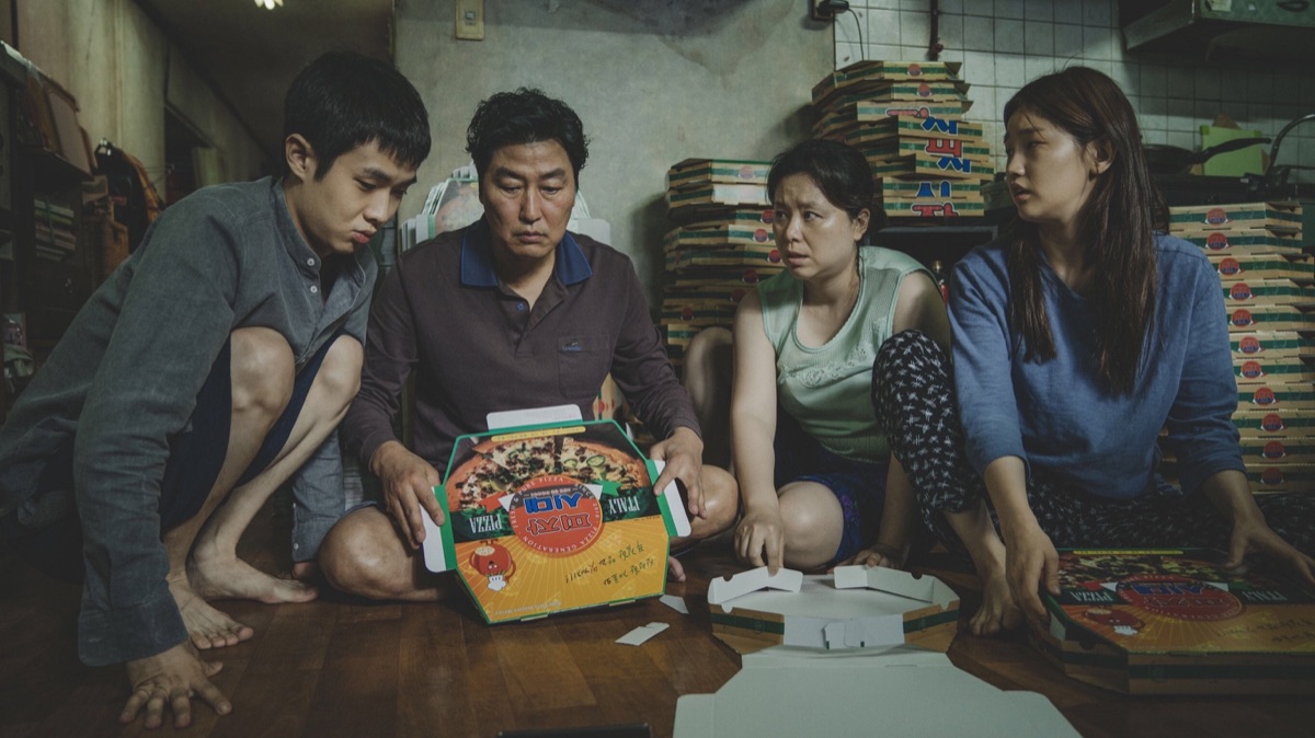 Official promotional still from the movie Parasite (2019).
